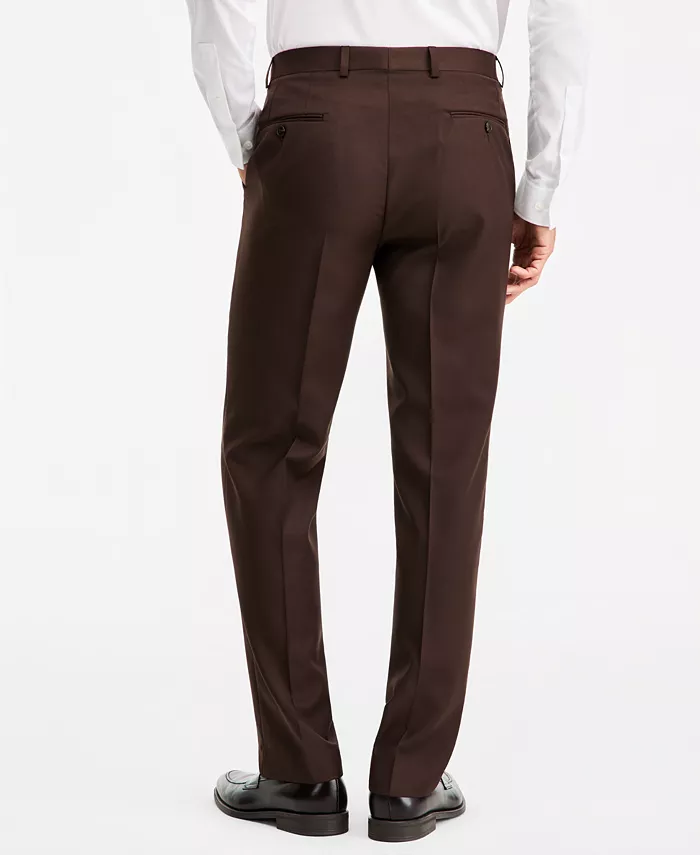 Men's Classic-Fit Wool-Blend Suit Separate Pants - thumbnail 4