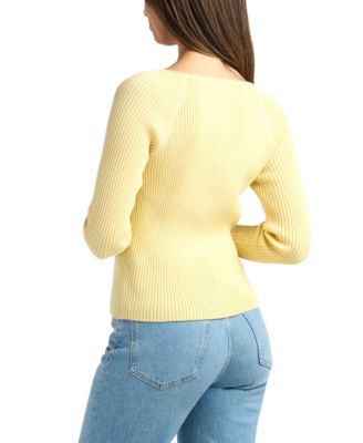 Women's V-Neck Fitted Sweater