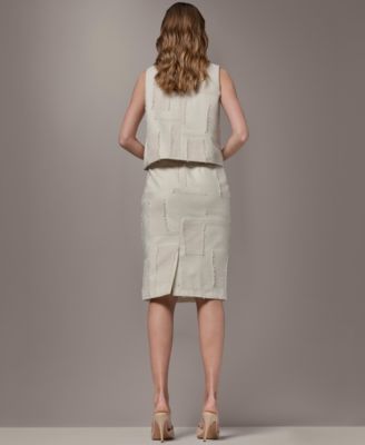 Women's Side Slit Crop Top