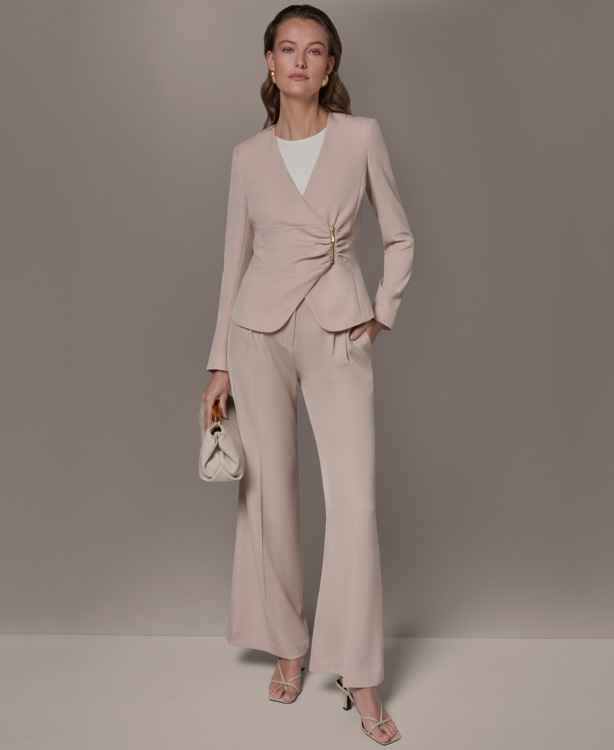 Donna Karan New York Women's Side Ruched Jacket