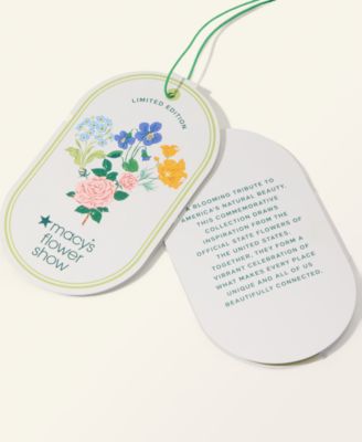 Flower Show Stamp Print Mug