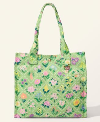 Flower Show State Flowers Print Tote Bag