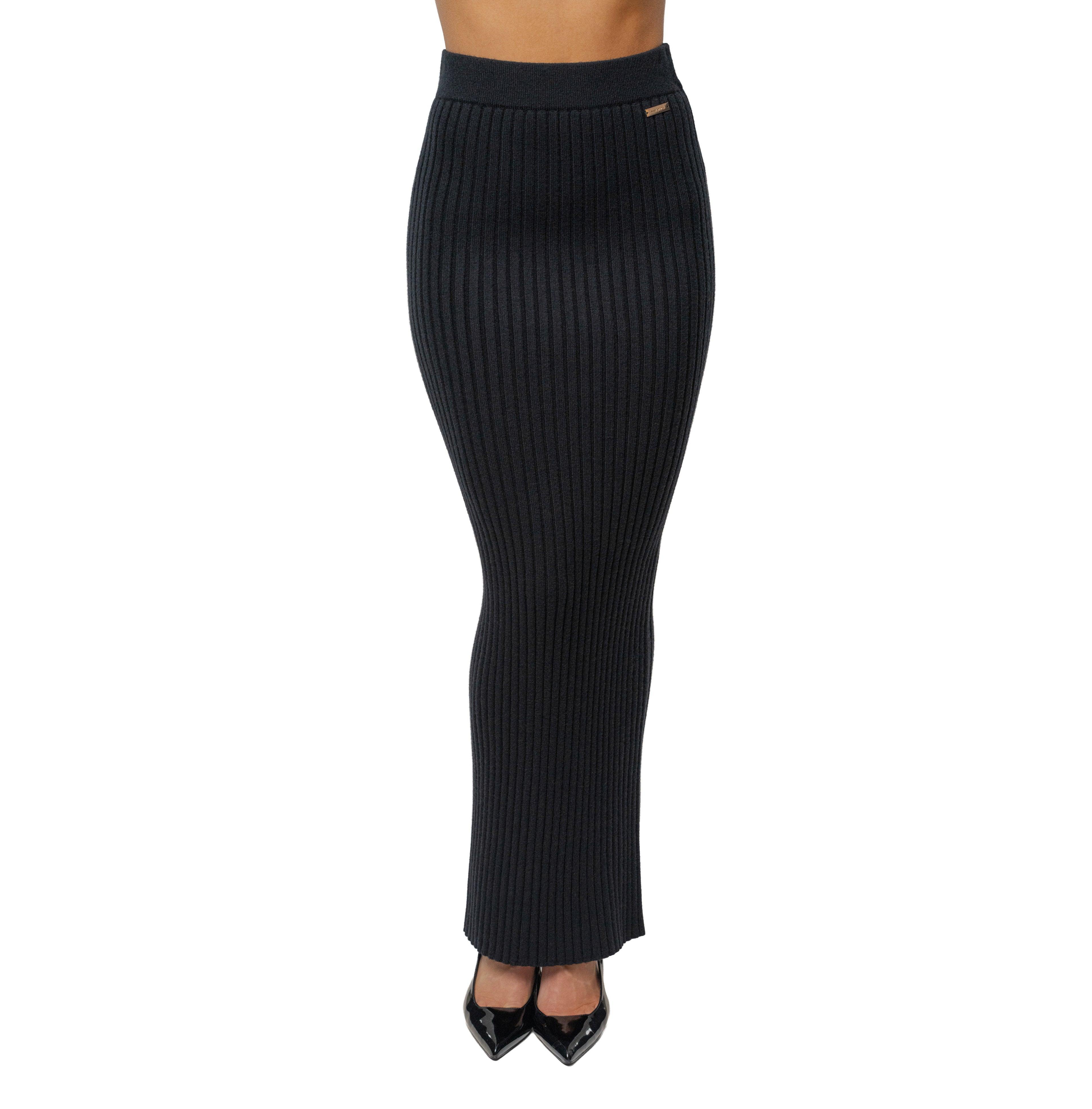 Jluxlabel Women's Soft Reset Ribbed Skirt