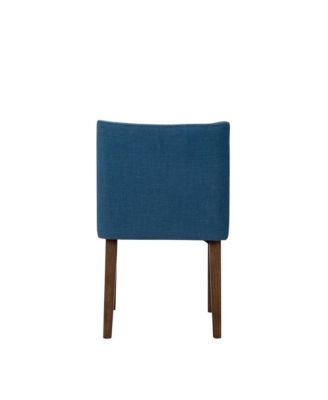Industies, INC Space Savers Nido Chair - Blue (RTA) in Satin Walnut