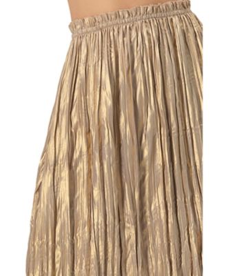 Women's Pleated Maxi Skirt