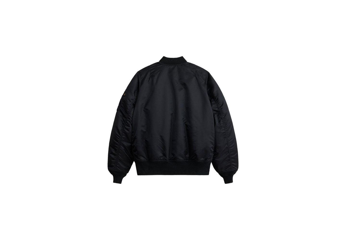 Мужская куртка Alpha Industries Big & Tall Men Ma-1 Mod Flight, цвет: Чёрный — фото 3