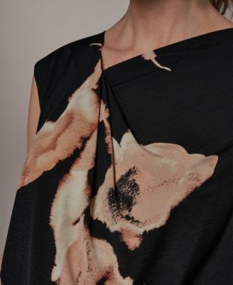 Petite Printed Sleeveless Top