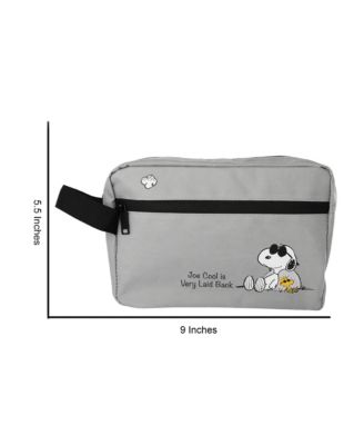 Snoopy Belt Bag, Zip Waist Pack, Grey Travel Pouch