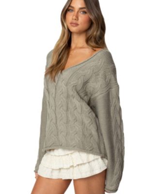 Women's Inga Oversized Cable Knit Sweater
