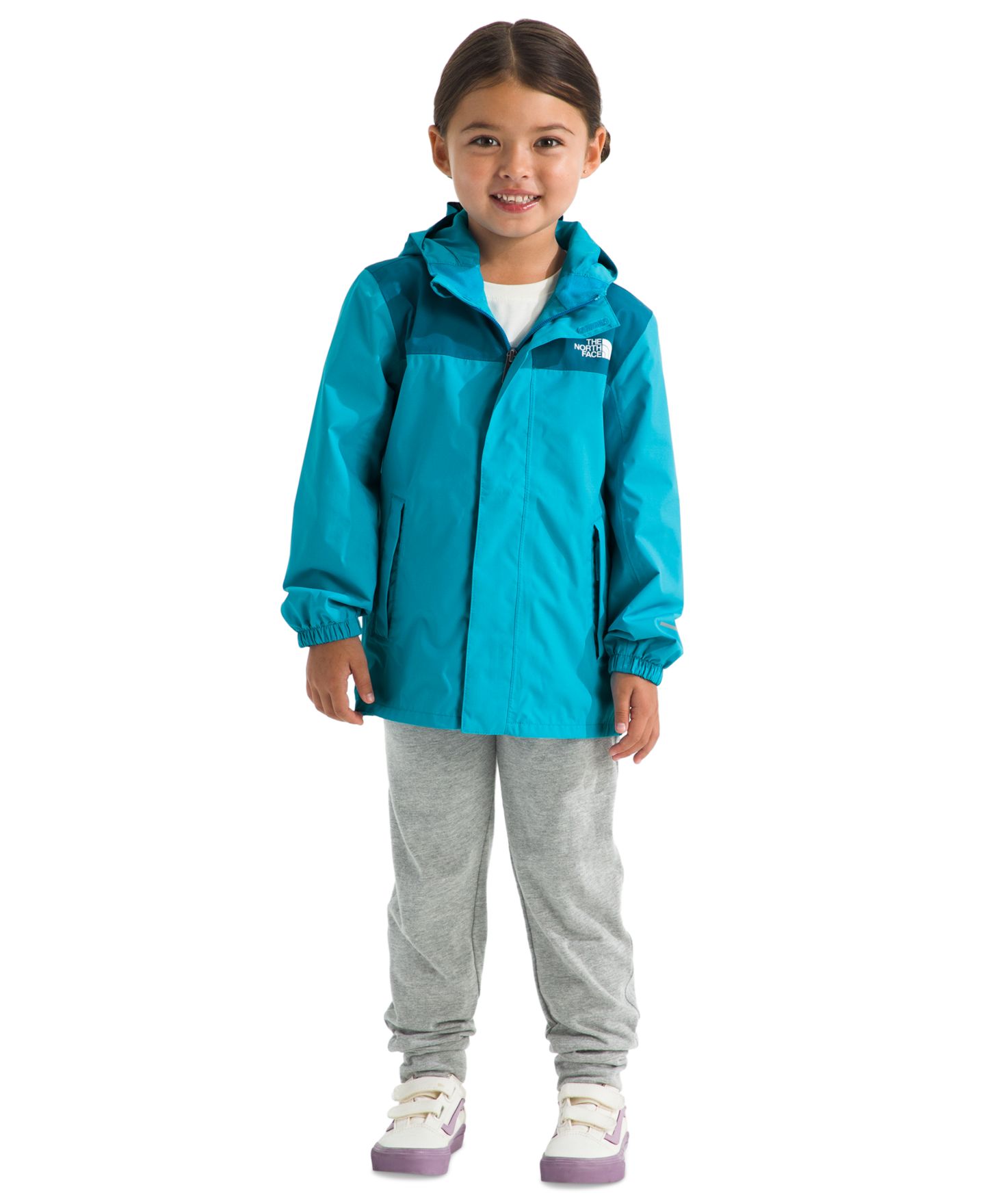 Детская куртка-дождевик The North Face Antora, 2T-7, цвет: Синий / Сумеречный синий — фото 2