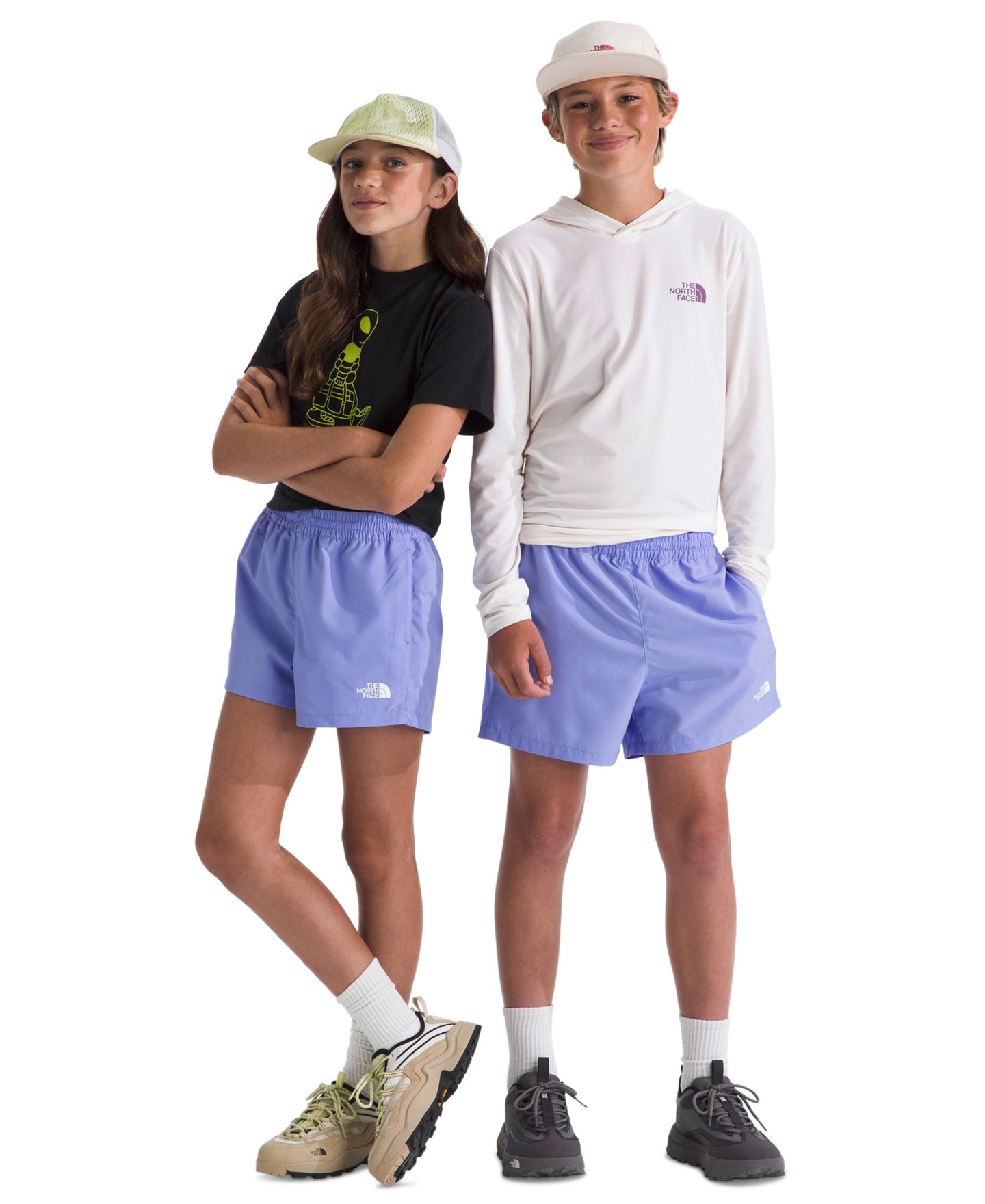 Детские шорты The North Face Class V Regular-Fit, цвет: Барвинковый сияющий — фото 2