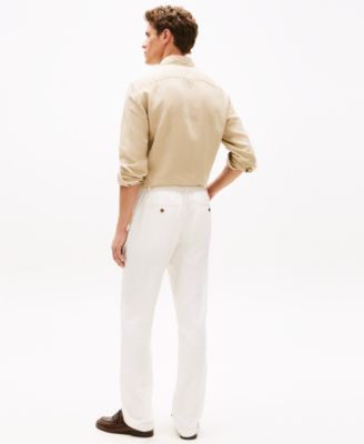 Men's Denton Sorona Linen Straight-Fit Pants