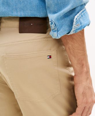 Men's Denton Slim-Straight Five-Pocket Stretch Essential Twill Pants