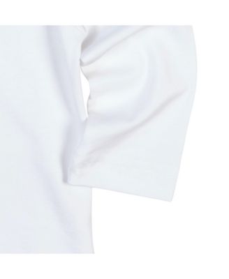 Big Girls White Knit Cardigan With Flowers