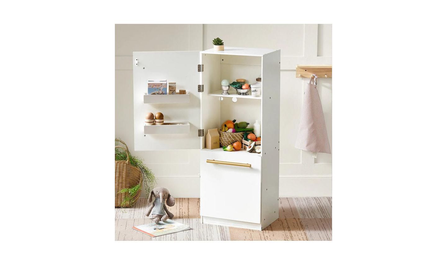 Детская игрушка Tiny Land Wooden Play Kitchen Fridge, Ages 3+ — фото 2