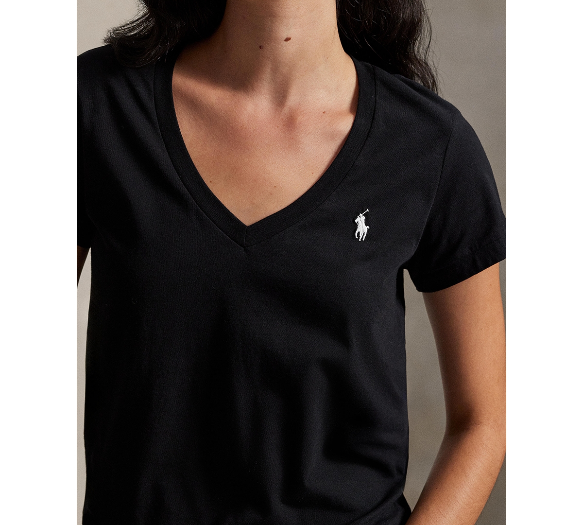 Polo Ralph Lauren Women's V-Neck Short-Sleeve T-Shirt