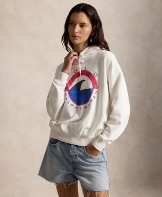 Women's Drawstring Hood Long-Sleeve Sweatshirt