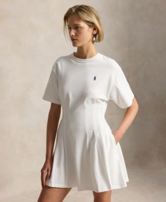 Women's Crewneck Fit & Flare T-Shirt Dress