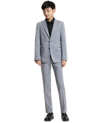 Boys' 8-20 Button Front Jacket and Pants, 2-Piece Set