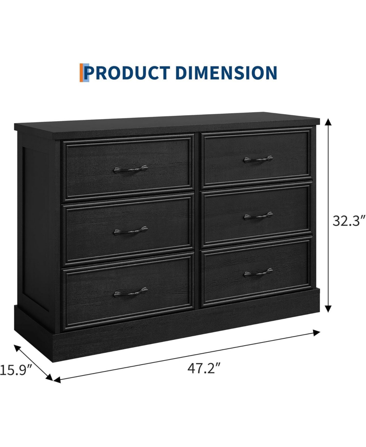 gaomon Modern Drawer Bedside Table Storage Cabinet – Ideal for Bedroom Organization, Space-Saving Furniture, Durable Wood Construction