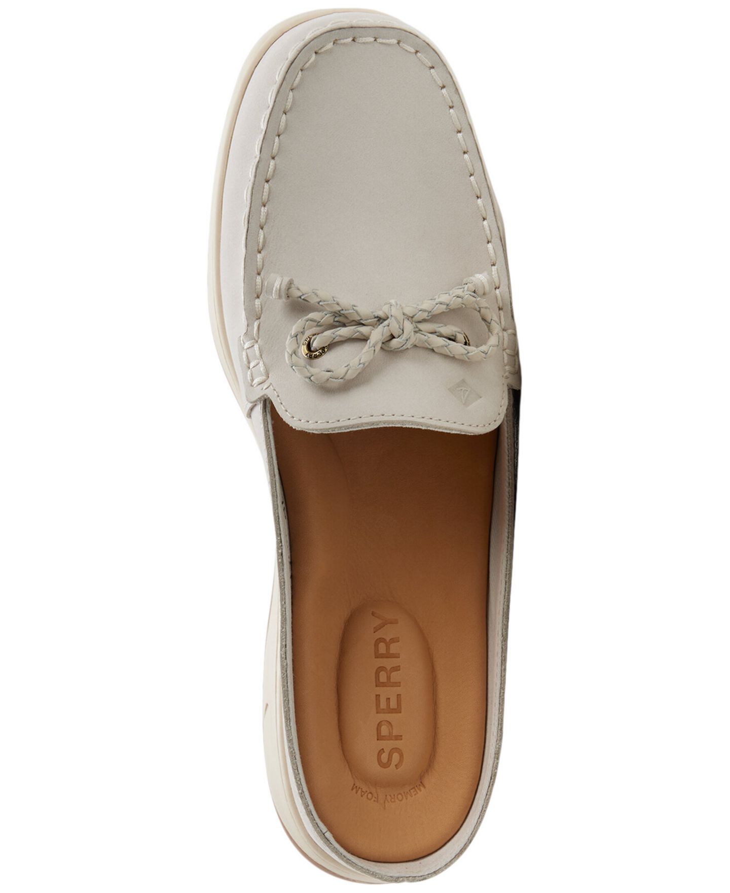 Женские сабо Sperry Mulefish Slip-On Mule, цвет: Слоновая кость — фото 4