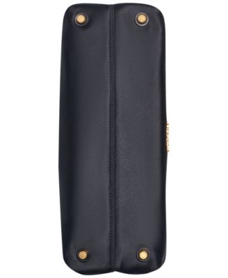 Poplin Satin Medium Clutch Shoulder Bag