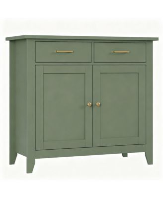 Farmhouse Buffet Cabinet with 2 Drawers and 2 Doors
