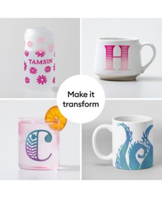 Temperature Activated Color Changing Permanent Vinyl Sampler – 12 in x 12 in Sheets (5 Count)