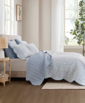 Darcy Print 3-Pc. Quilt Set, Full/Queen