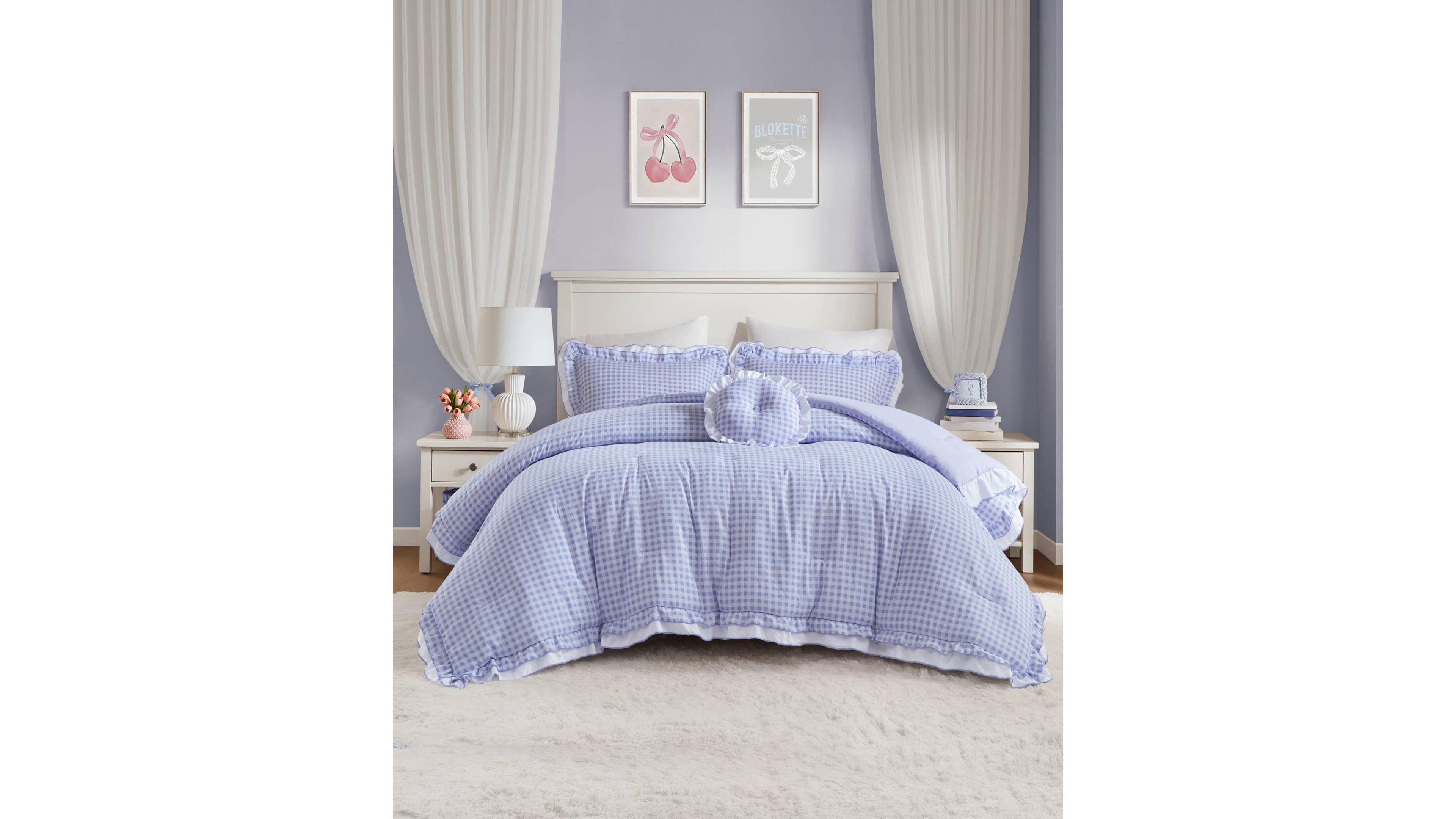 Intelligent Design Rowena Breathable Microfiber 4-Pc. Comforter Set, Full/Queen