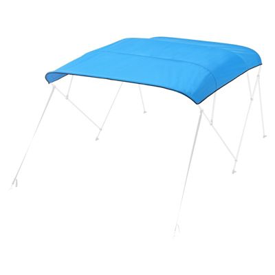 4 Bow Boat Bimini Top, 600D Polyester Waterproof Sun Protection Canopy with Storage Bag