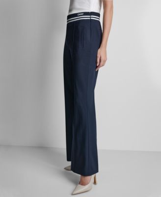 Women's Mid-Rise Straight-Leg Pants