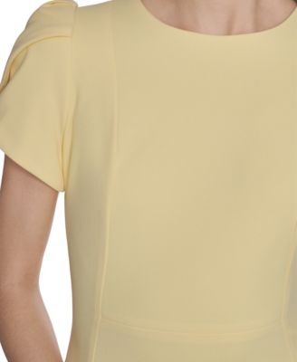 Women's Tulip-Sleeve Sheath Dress
