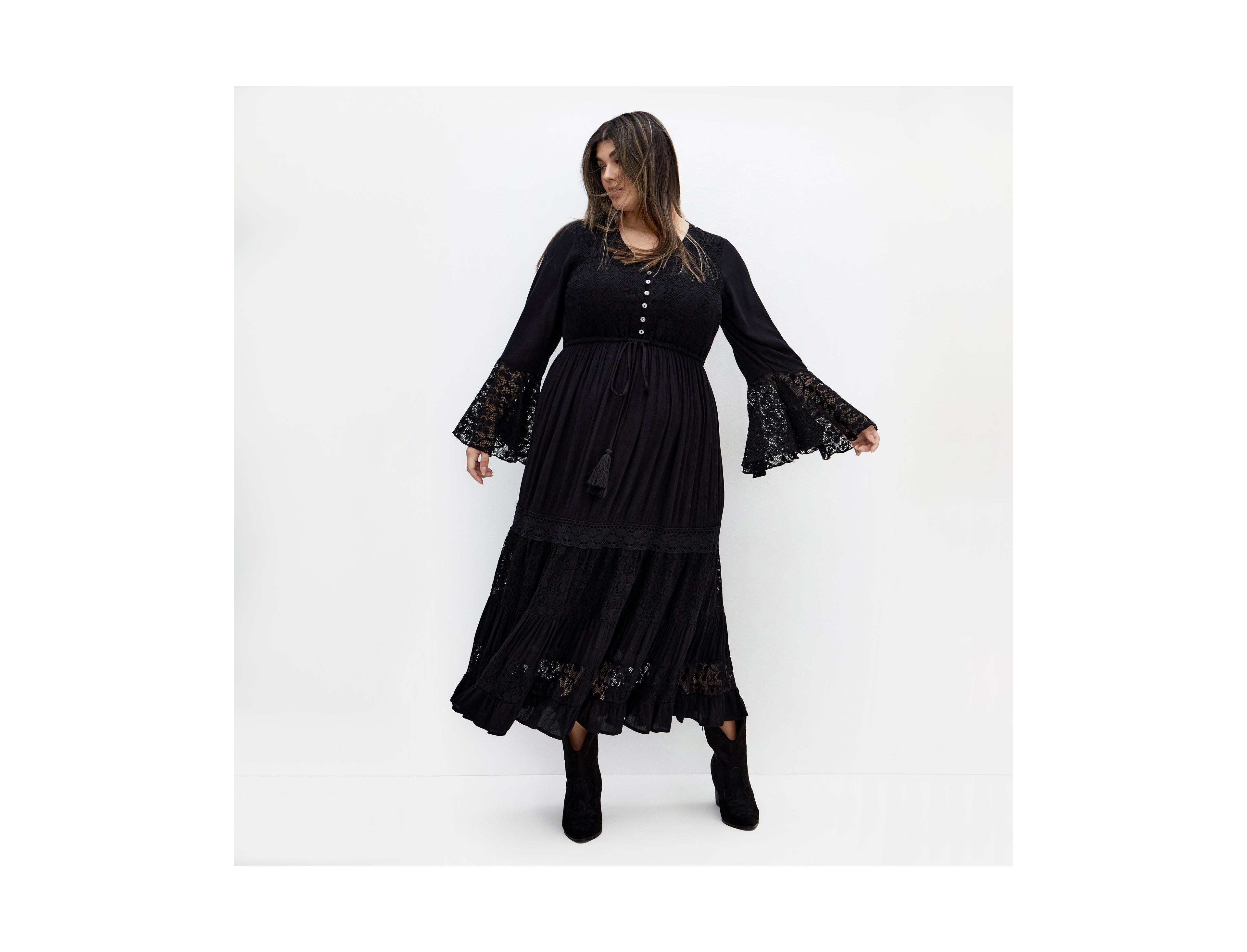 City Chic Women's Tisha Lace Maxi Dress