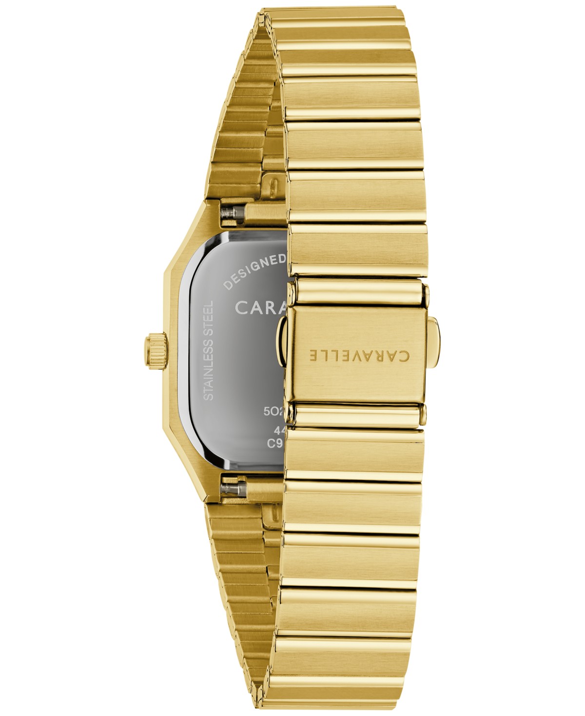 Мужские наручные часы Caravelle Vintage на браслете, сталь, золотистые, 32 мм — фото 1