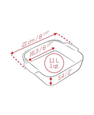 Appolia Square 6.5" Ceramic Baking Dish