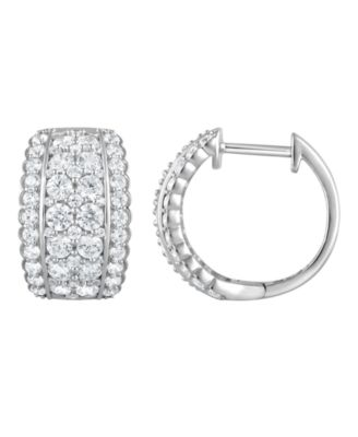 Diamond Earrings (2 ct. t.w.) in 14k White Gold