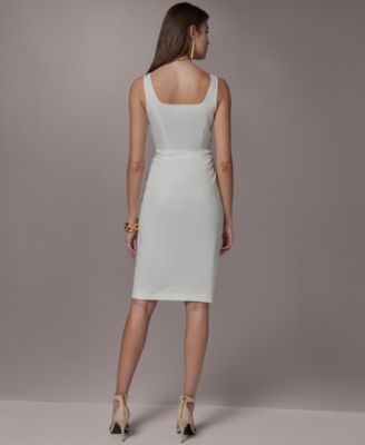 Women's Square Neck Sheath Dress