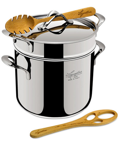 Lagostina Stainless Steel 6-Qt. Pastaiola Pasta Pot with Insert & Lid