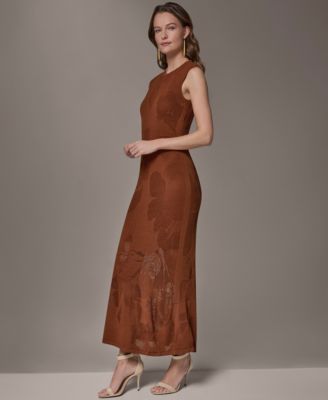 Women's Crew Neck Midi Dress