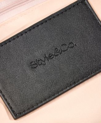 Striped Straw Clutch Bag