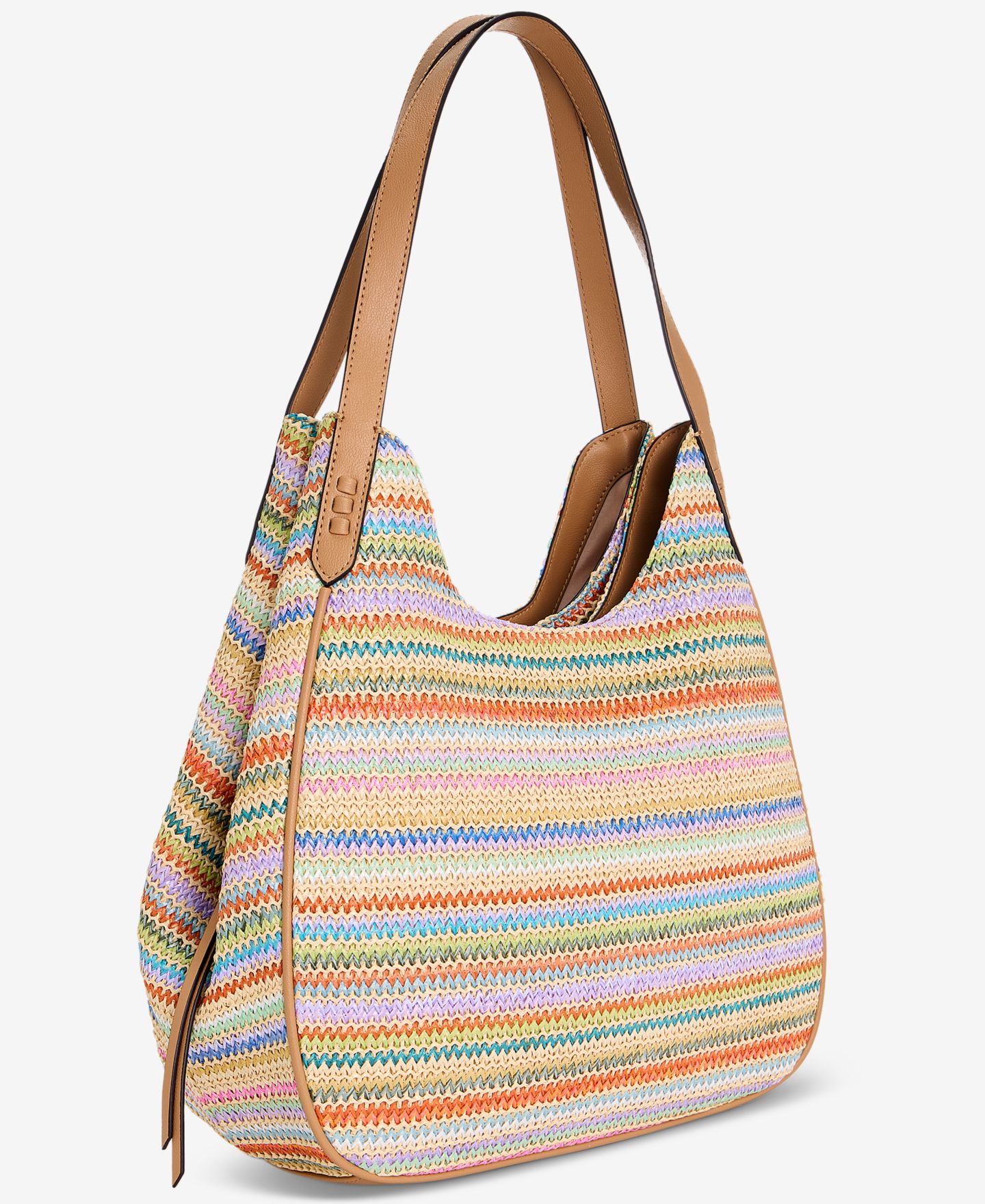 Женская сумка Style & Co Classic Straw 4-Poster Tote, цвет: Разноцветный — фото 2