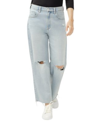 Women's Be Easy High-Rise Wide Leg Cropped Jeans