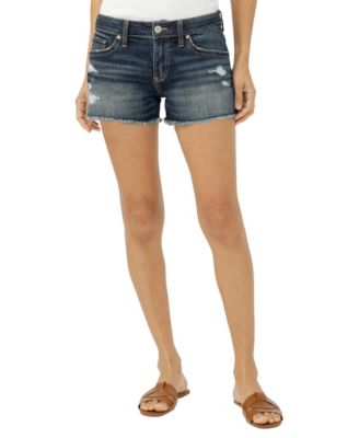 Women's Boyfriend Mid-Rise Americana Luxe Stretch Shorts