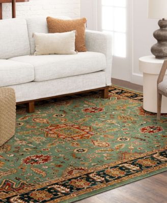 Spice Market Deir Aquamarine 8' x 11' Area Rug