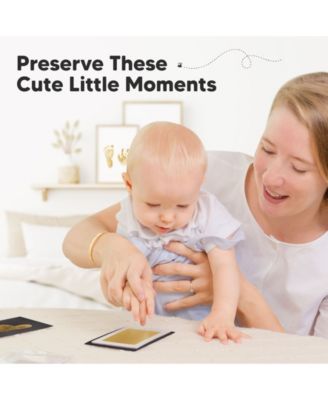 2pk Inkless Ink Pad for Baby Hand and Footprint Kit, Clean Touch Dog Paw, Dog Nose Print Kit, Baby & Pet Safe