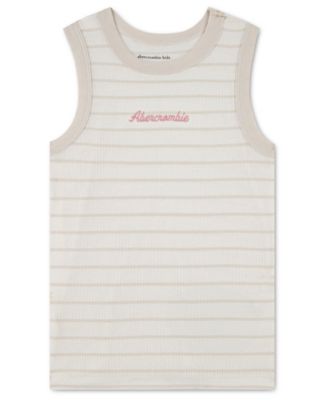 Girls' Essential High-Neck Tank Top