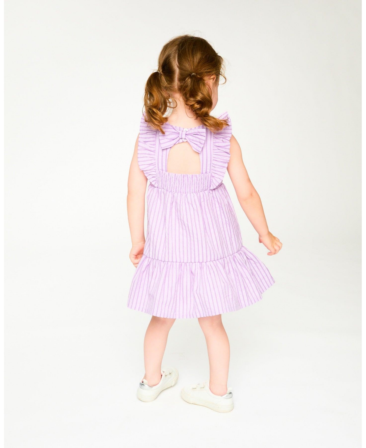 Draft - Deux par Deux Baby Girls Striped Dress