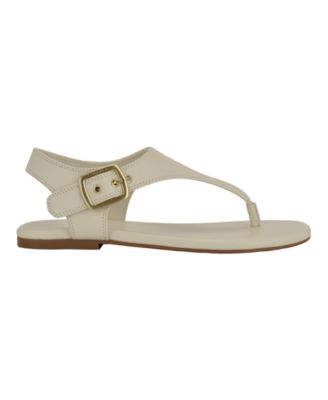 Women's Moraca Buckle T-Strap Flat Sandals
