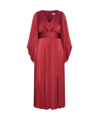 Women's Plus Size Carmina Pleat Maxi Dress